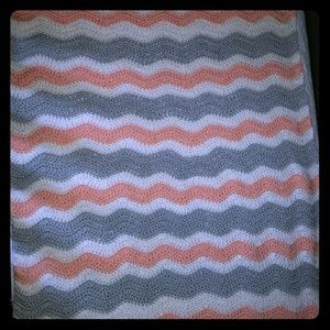 Handmade crochet baby blanket